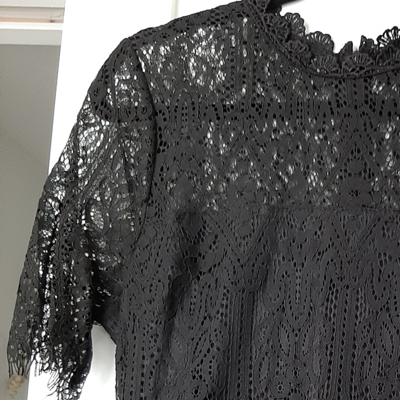 Eyelash Lace Panel Dress - Picture 5 of 6